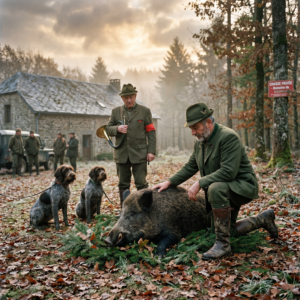 Wild Boar Trophy Hunting in France