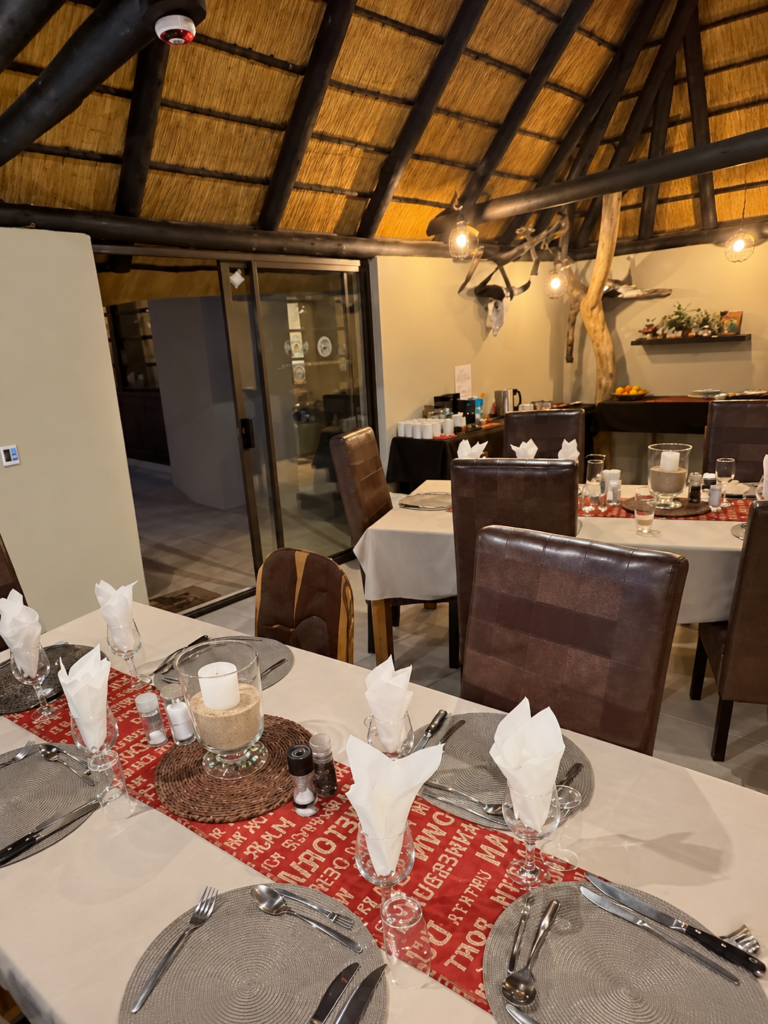 repas lodge chasse Namibie